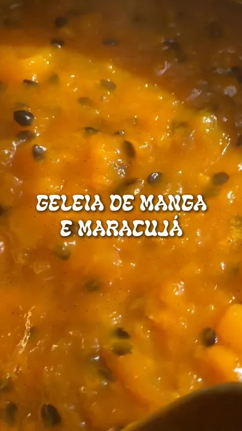 Geleia de manga, maracujá e baunilha, receita de Mica Charlone